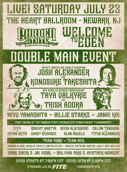 Garden State Pro Wrestling: Welcome To Eden