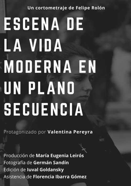 Escena de la vida moderna en un plano secuencia