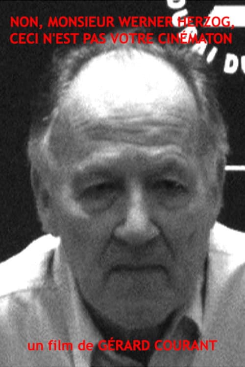 No Mr. Werner Herzog, this isn't your Cinématon